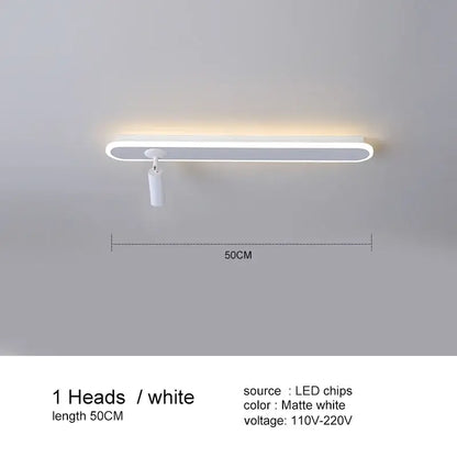 A sleek matte white led ceiling light with modern rectangular design and warm glow for decorbites black led ceiling spotlights