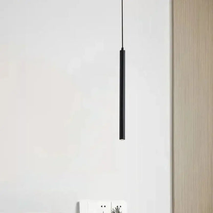 Decorbites black led pendant lights black cylindrical sleek minimalist design ideal for dining room bedroom kitchen use