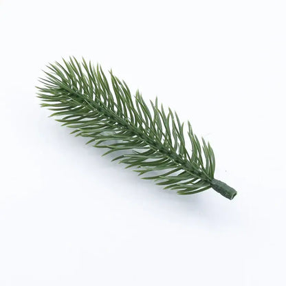 DecorBites™ synthetic green pine branch with detailed needle-like foliage for christmas tree artificial plants decor