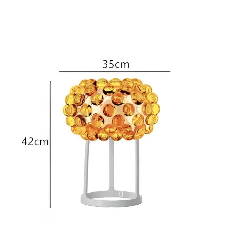 Golden amber glass orb lamp with sleek silver base in decorbites clear gold acrylic pendant lights chandelier