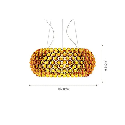 Golden amber glass orb chandelier featuring a spherical clustered design in decorbites clear gold acrylic pendant lights