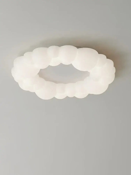 White cloud led chandelier with frosted glass design by Decorbites cloud led for bedroom lighting