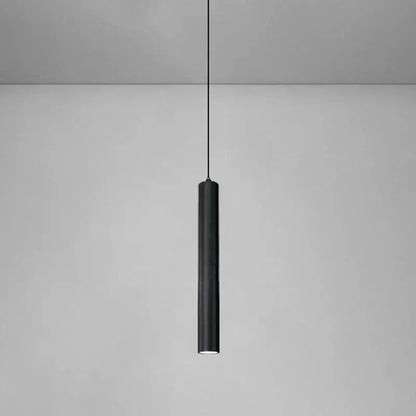 Decorbites™ contemporary nordic led pendant light black cylindrical minimalist pendant light for dining room