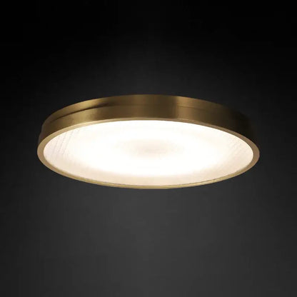 DecorBites™ Copper Ceiling Lamp: Modern Round Surface Mounted Lighting for Bedroom