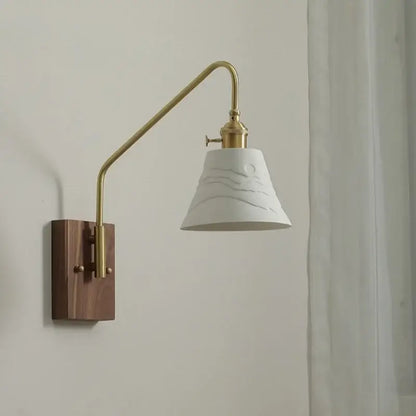 DecorBites™ Copper Ceramic LED Wall Lamps Modern Style for Bedroom Living Room Bar