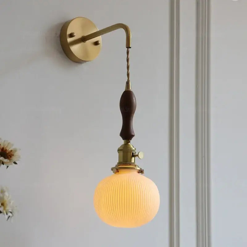 DecorBites™ Copper Ceramic LED Wall Lamps - Nordic Modern Design