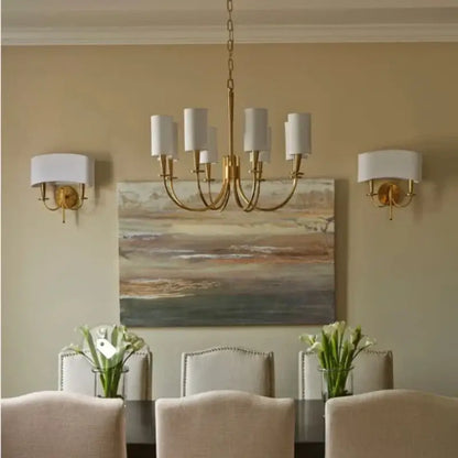 DecorBites™ Copper Chandelier Lights for Living Room, Kitchen, and Bedroom