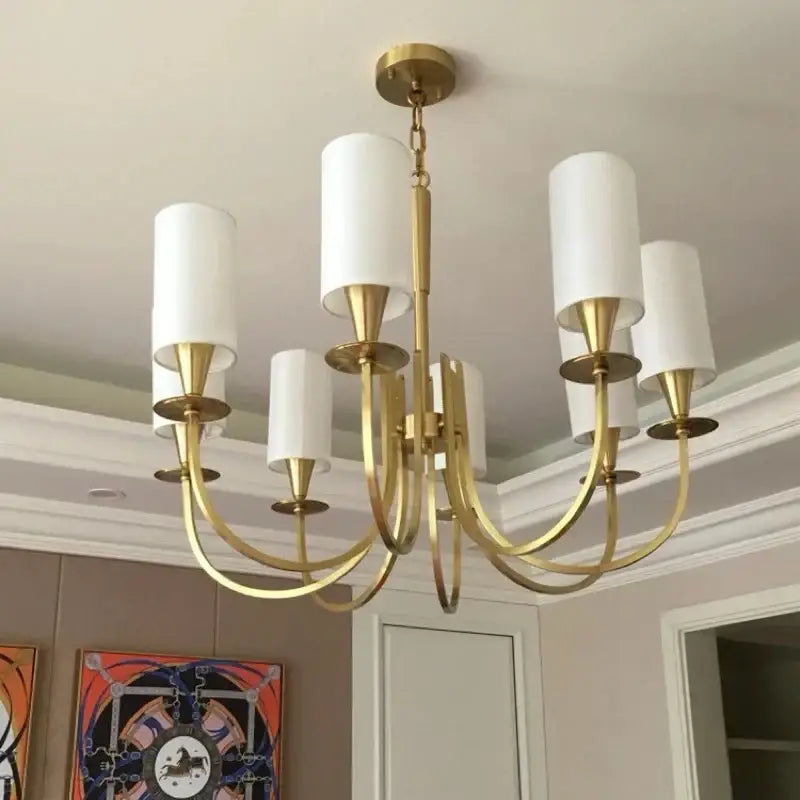 DecorBites™ Copper Chandelier Lights for Living Room, Kitchen, and Bedroom