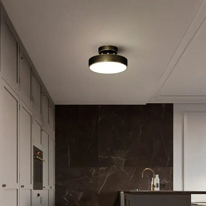 DecorBites™ Copper Chandelier: Modern LED Ceiling Lamp for Aisle, Living Room, Bedroom Decor
