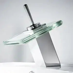 DecorBites™ Copper Chrome Waterfall Bathroom Faucet Mixer for Basin Hot and Cold Water