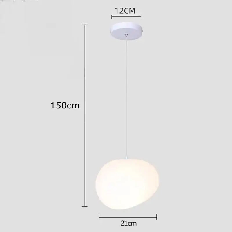 White round pendant lamp with frosted glass shade and 12cm ceiling mount decorbites crystal chandelier stair lighting