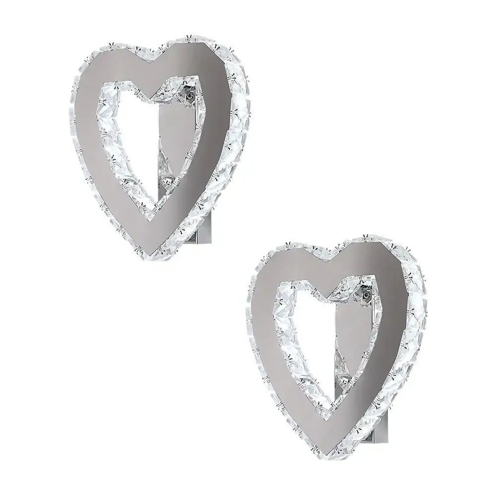 DecorBites™ Crystal LED Wall Sconce: Modern Minimalist Lighting for Living Room, Bedroom, Hallway