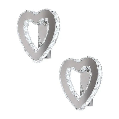 DecorBites™ Crystal LED Wall Sconce: Modern Minimalist Lighting for Living Room, Bedroom, Hallway