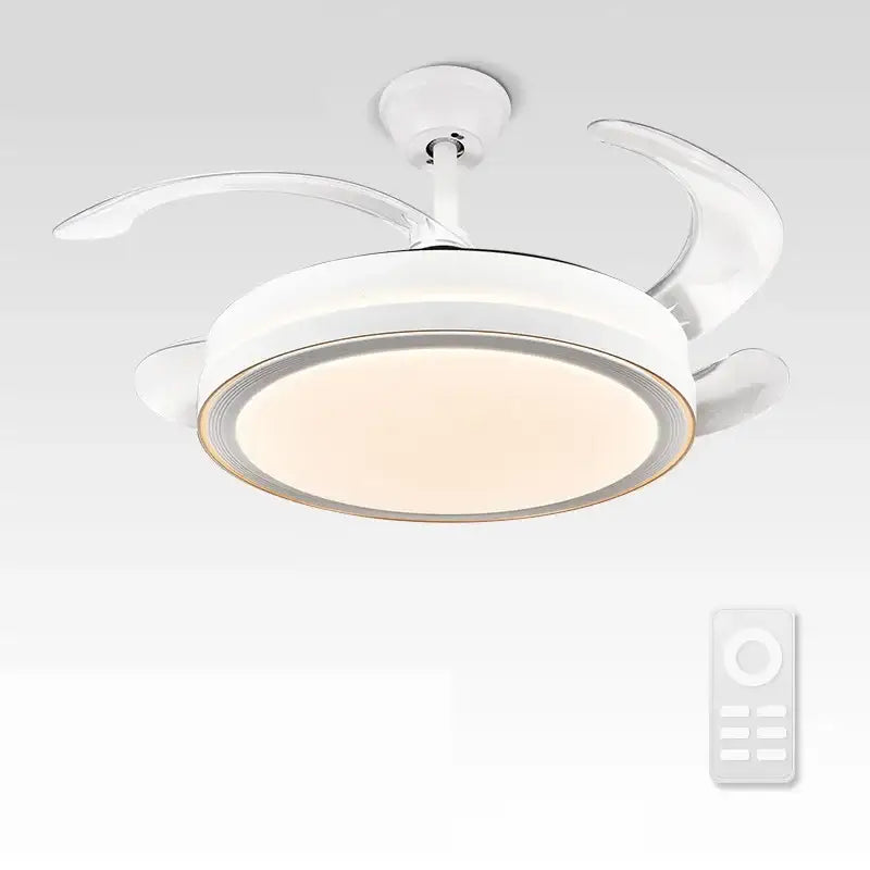 DecorBites™ Crystal Light Ceiling Fan with Remote Control – Modern Chandelier Vintage Style