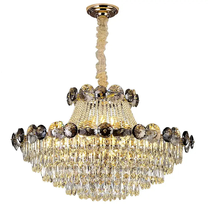 DecorBites™ Crystal Light Luxury Chandelier for Living Room Dining Bedroom