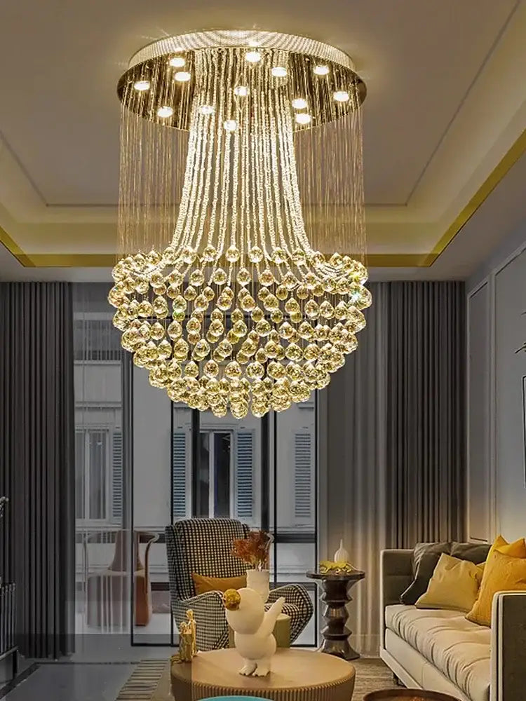 Decorbites™ Kristall-Licht Moderner Luxus-Kronleuchter für Wohnzimmer Esszimmer Gang Foyer