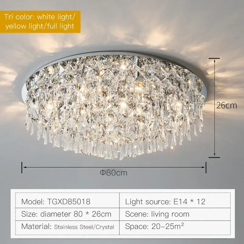 Decorbites™ Crystal Light: Modernes Luxus-Wohnzimmer Schlafzimmer Esszimmer Deckenlicht