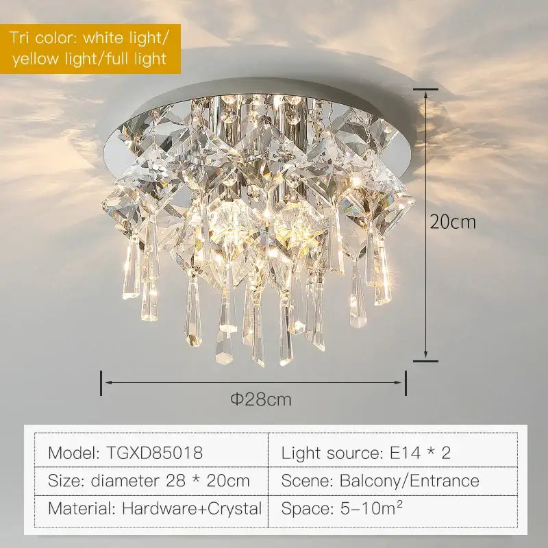Decorbites™ Crystal Light: Modernes Luxus-Wohnzimmer Schlafzimmer Esszimmer Deckenlicht