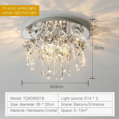 Decorbites™ Crystal Light: Modernes Luxus-Wohnzimmer Schlafzimmer Esszimmer Deckenlicht