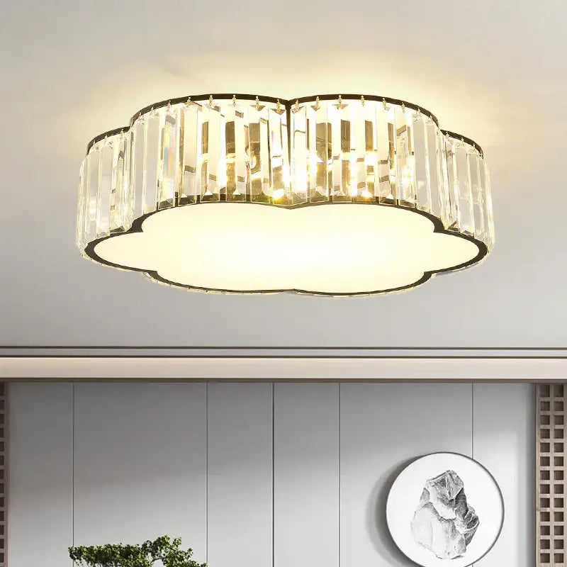 DecorBites™ Crystal Light: Modern Restaurant Hotel Ceiling Light for Living Room