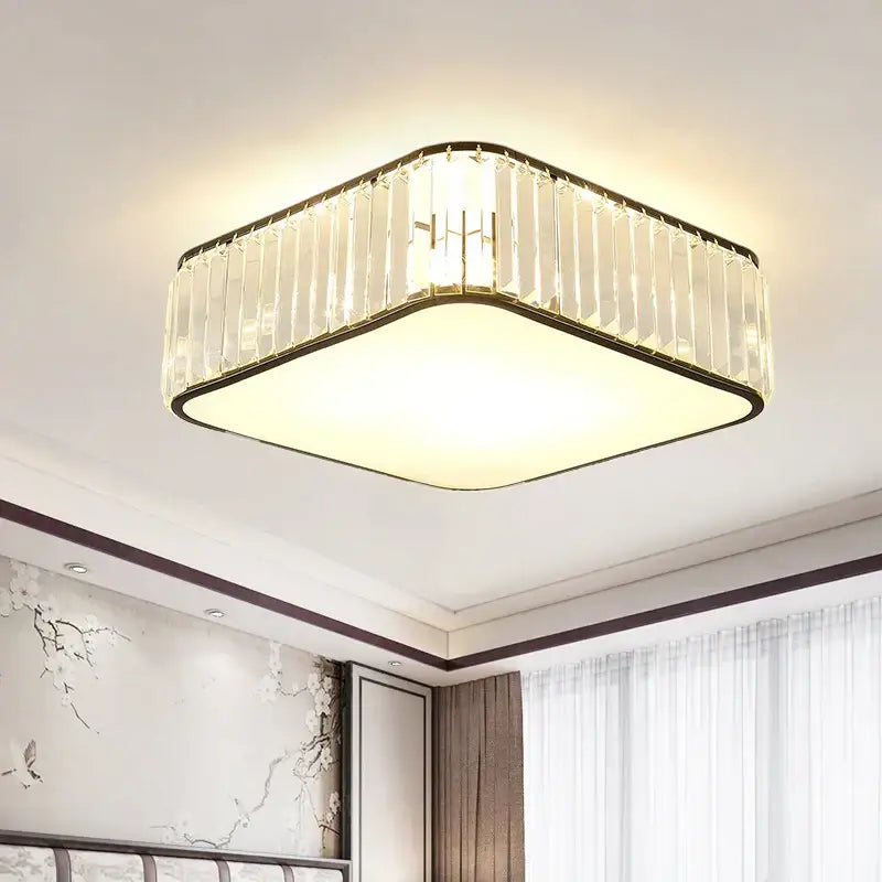 DecorBites™ Crystal Light: Modern Restaurant Hotel Ceiling Light for Living Room