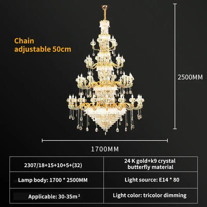 Decorbites™ Kristall-Esszimmer-Lüster: Elegante Beleuchtung für Zuhause, Hotel, Club