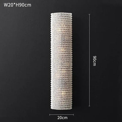 DecorBites™ Crystal Loft Chandelier: Modern Luxury Circle Pendant Lamp for Living Room Lighting