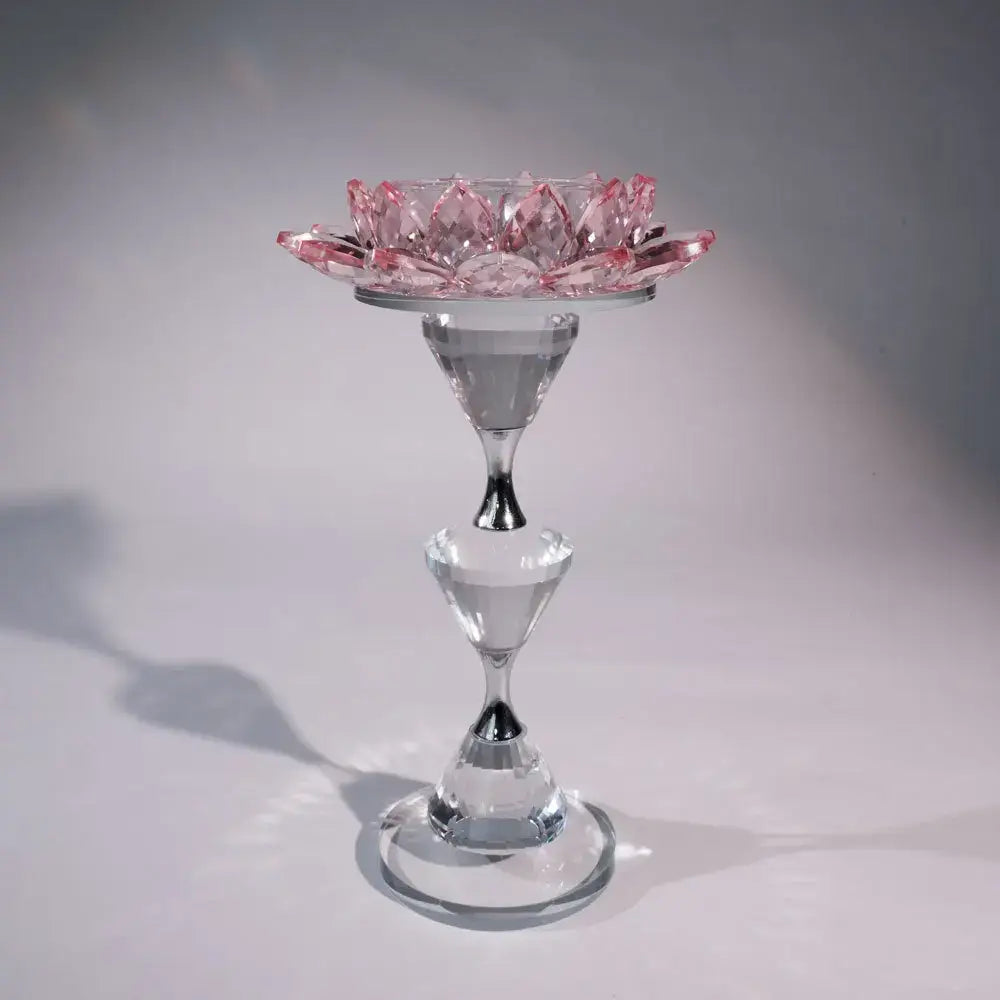 Decorbites™ Kristall-Lotus-Leuchter Heimdekoration Kristallblumen-Kerzenhalter