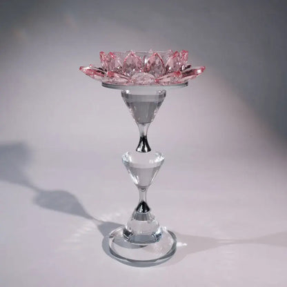Decorbites™ Kristall-Lotus-Leuchter Heimdekoration Kristallblumen-Kerzenhalter