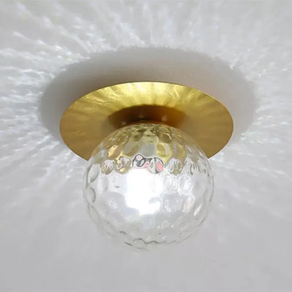 DecorBites™ Crystal Luxe Ceiling Lamp: Modern Minimalist Design for Porch, Corridor, Aisle, Balcony.