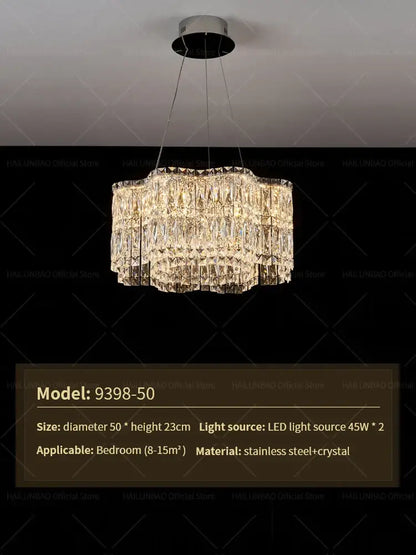 Decorbites™ Kristall-Luxus-Lüster für modernes Wohnzimmer, Licht für gehobene Restaurants