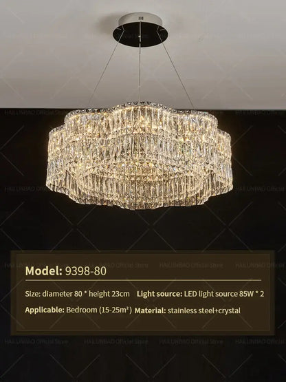 Decorbites™ Kristall-Luxus-Lüster für modernes Wohnzimmer, Licht für gehobene Restaurants