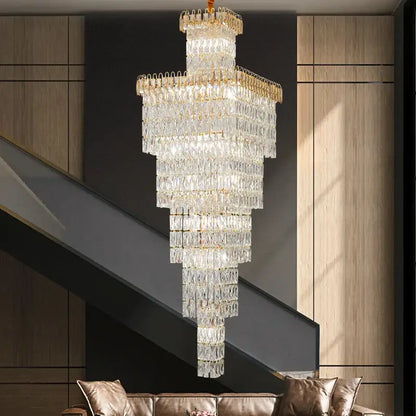 Decorbites™ Kristall-Luxe-Wohnzimmer-Kronleuchter – Moderne und elegante Beleuchtung für Flur und Treppenhaus