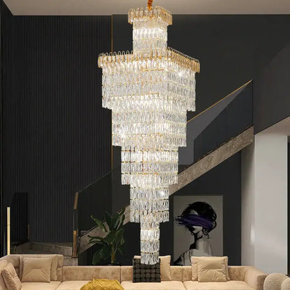 Decorbites™ Kristall-Luxe-Wohnzimmer-Kronleuchter – Moderne und elegante Beleuchtung für Flur und Treppenhaus