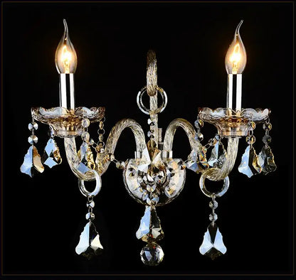 DecorBites™ Crystal Luxury Bedroom Wall Lamp Lighting Fixture