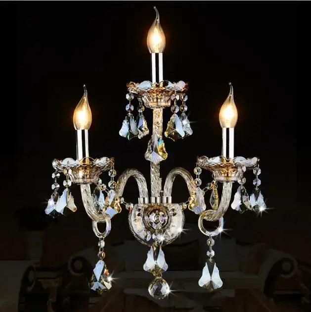 DecorBites™ Crystal Luxury Bedroom Wall Lamp Lighting Fixture