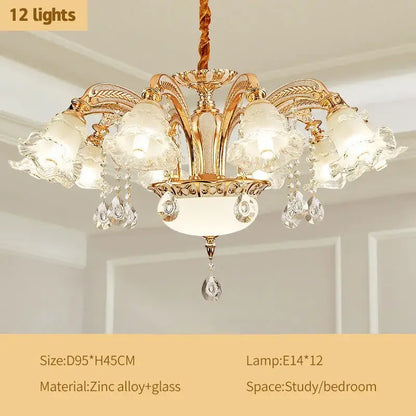 Decorbites™ Kristall-Luxus-Deckenleuchter für Wohnzimmer, Hotel, Villen-Empfangshalle – Nordisch Moderne Beleuchtung