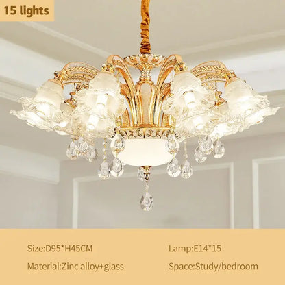 Decorbites™ Kristall-Luxus-Deckenleuchter für Wohnzimmer, Hotel, Villen-Empfangshalle – Nordisch Moderne Beleuchtung