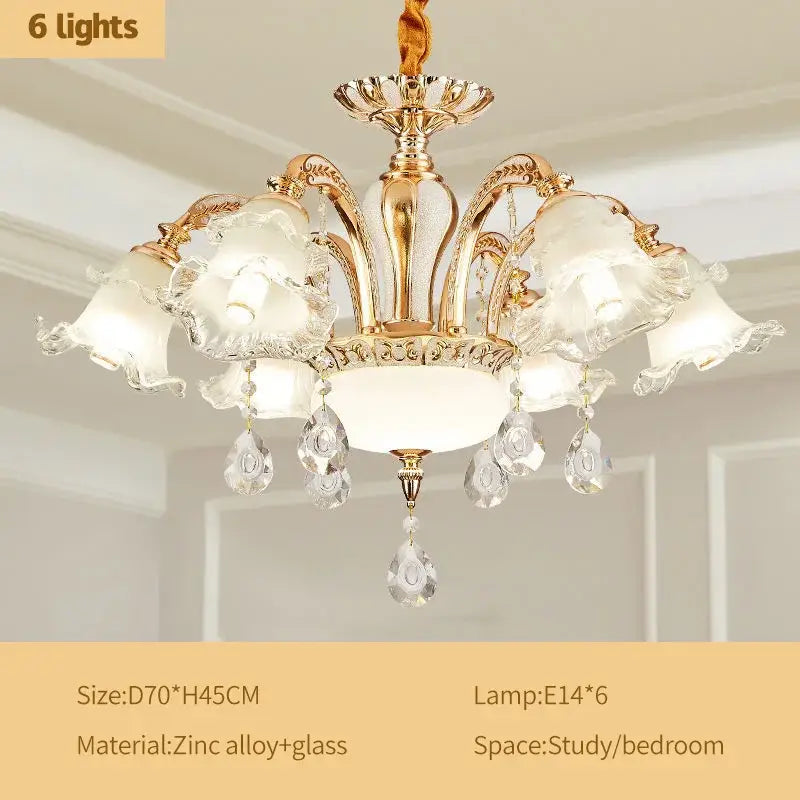 Decorbites™ Kristall-Luxus-Deckenleuchter für Wohnzimmer, Hotel, Villen-Empfangshalle – Nordisch Moderne Beleuchtung