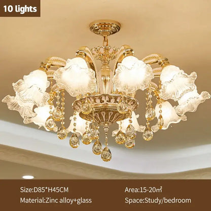 Decorbites™ Kristall-Luxus-Deckenleuchter für Wohnzimmer, Hotel, Villen-Empfangshalle – Nordisch Moderne Beleuchtung