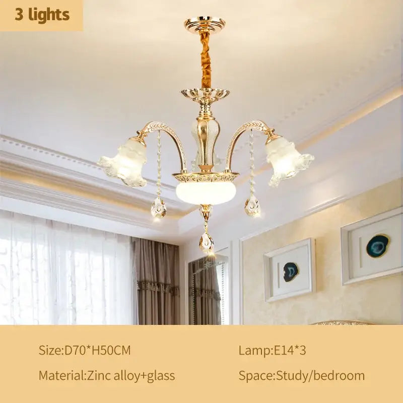 Decorbites™ Kristall-Luxus-Deckenleuchter für Wohnzimmer, Hotel, Villen-Empfangshalle – Nordisch Moderne Beleuchtung