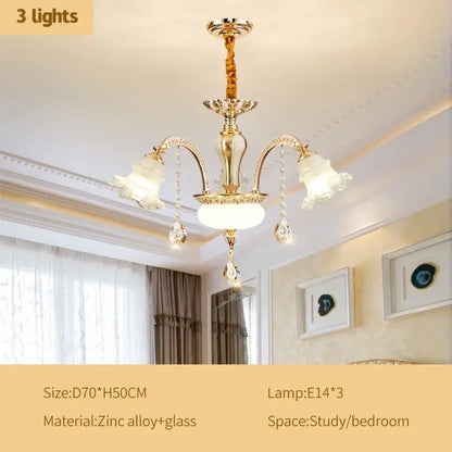 Decorbites™ Kristall-Luxus-Deckenleuchter für Wohnzimmer, Hotel, Villen-Empfangshalle – Nordisch Moderne Beleuchtung