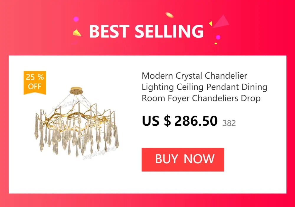 DecorBites™ elegant chrome crystal chandelier with gold-toned frame and glass droplets for living room lighting
