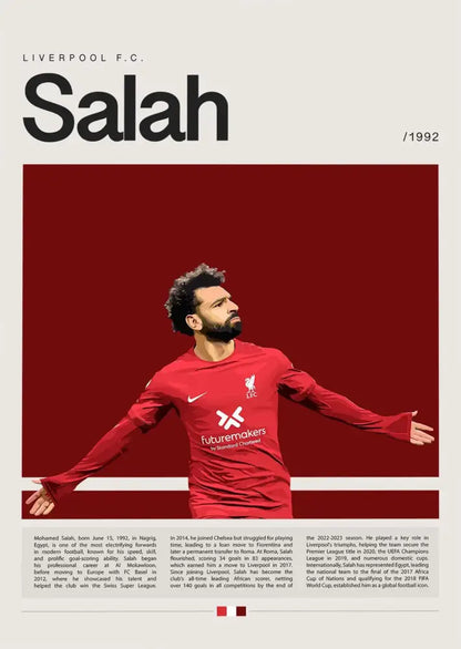 Red liverpool f.c. wall art featuring a football star champion on canvas poster for football star decorbites wall art