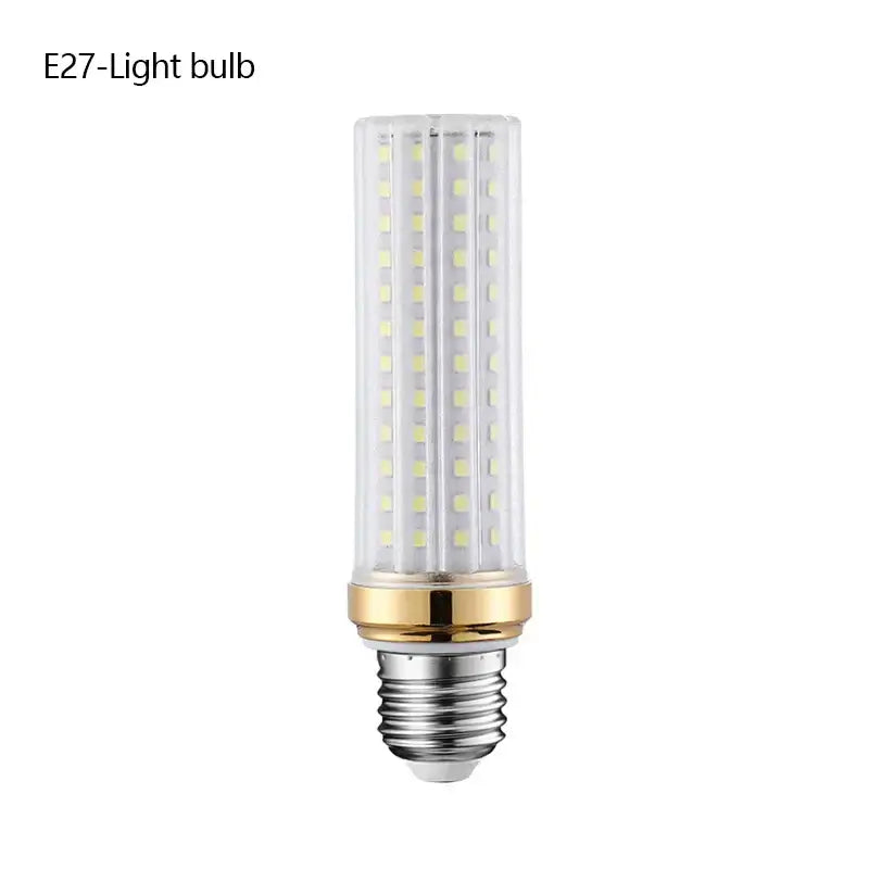 Clear glass corn shaped led bulb with gold base and silver e27 fitting for decorbites glass ball chandelier ceiling pendant