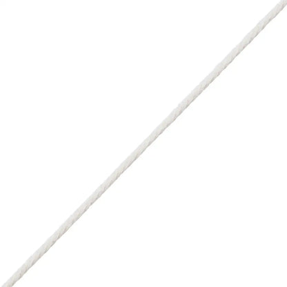 White braided cord detail on a handmade weaving colorful tie-dye macrame wall hanging by DecorBites wall mount