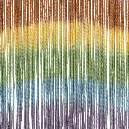 Decorbites handmade weaving wall hanging featuring rainbow-colored twisted yarn in a macrame wall hanging design