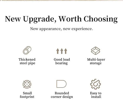 New upgrade steel pipe with thickened construction and rounded corners for decorbites™ iron plant stand plant shelves iron