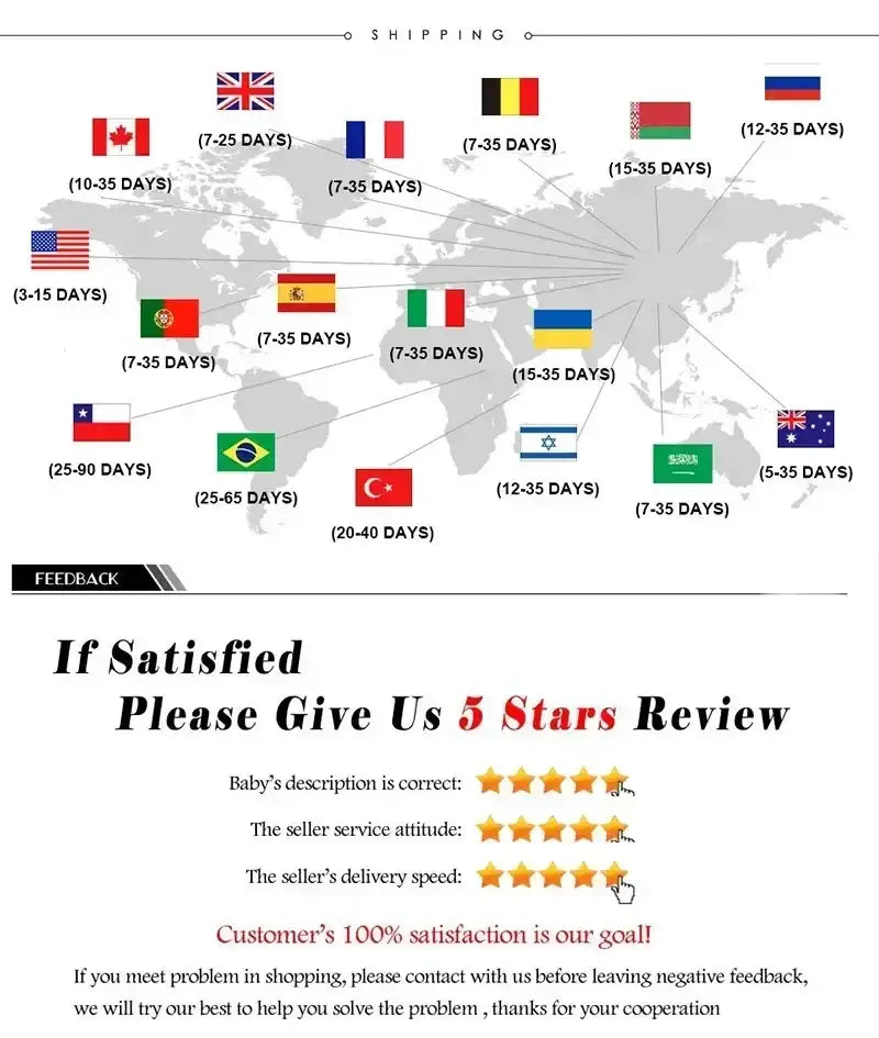World map showing shipping times to countries with flags for decorbites™ japanese koi cat abstract animals canvas wall art delivery