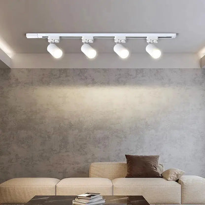 White decorbites led ceiling lights with four adjustable spotlights for indoor living room and bedroom lighting